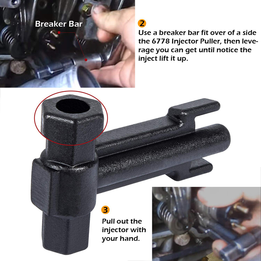 6778 Injector Puller for GM Duramax 6.6L Engine 2001-2004