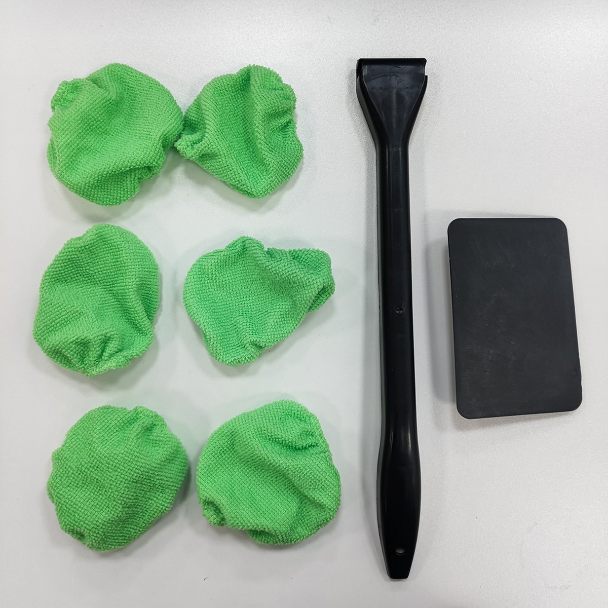 NEW Windshield Cleaner Wand Microfiber Car Inside Window Cleaning Tool Anti Fog
