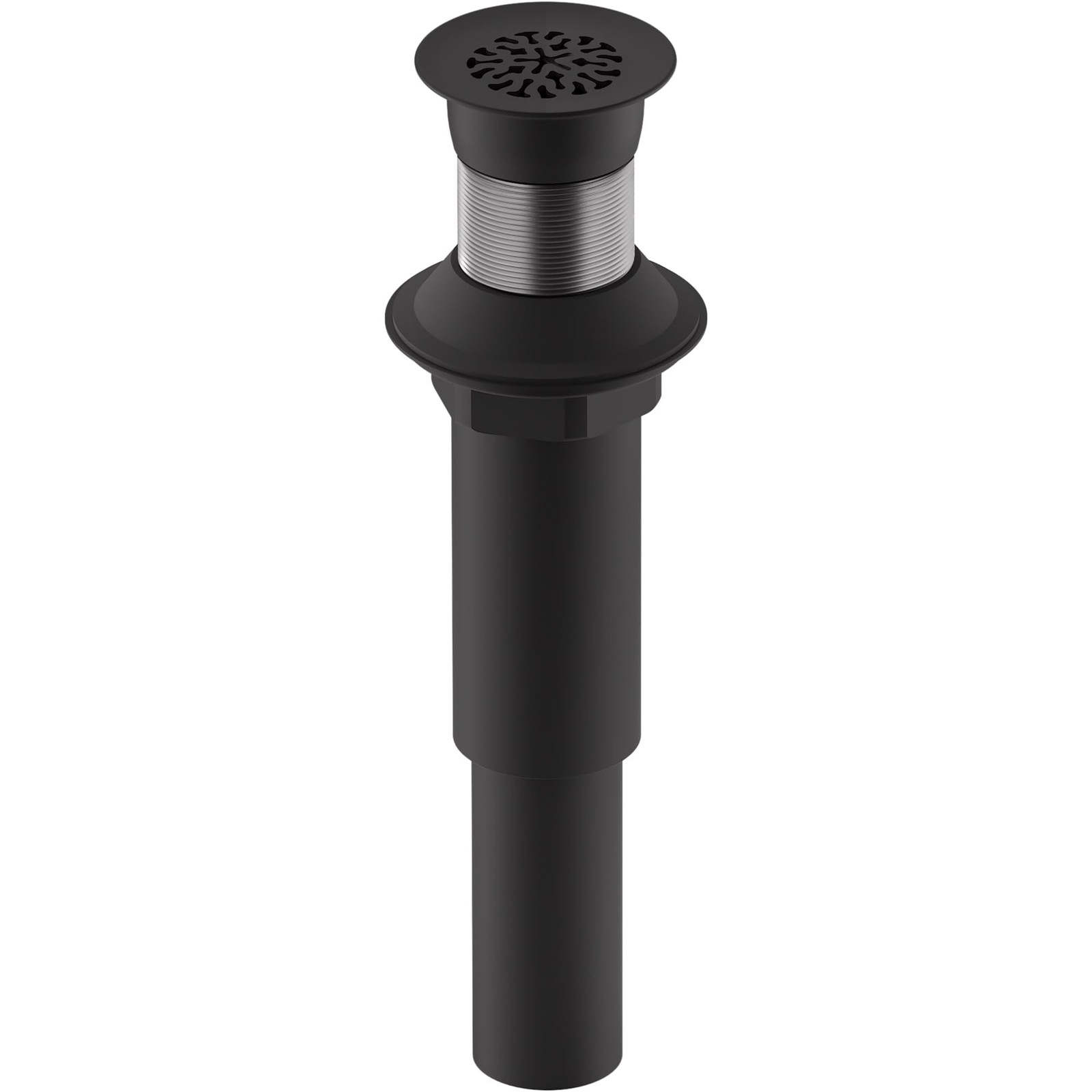 KOHLER K-7108-BL Decorative 1-1/4" Drain Assembly - Less Overflow, Matte Black