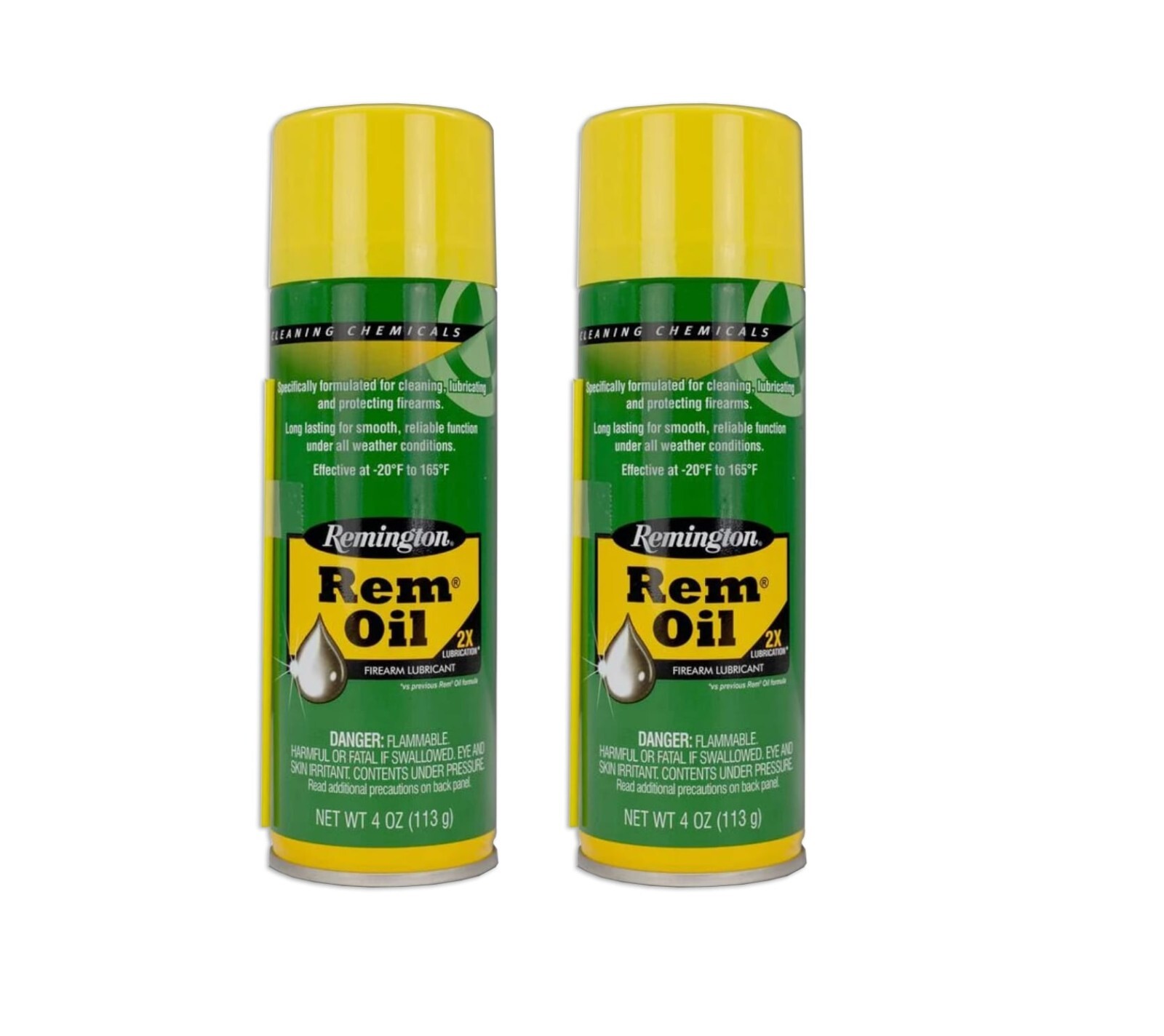 Remington Rem Oil  4 oz. - 2 pack Lube Aerosol (26610) 2rem oil