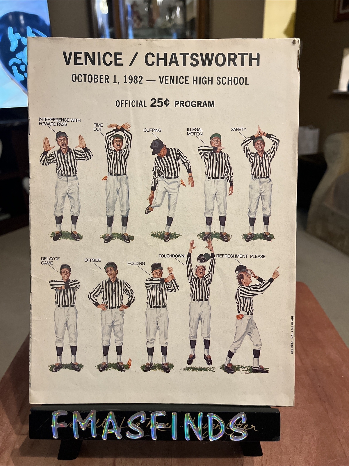 J1 1982 VENICE CA vs CHATSWORTH High School Football Program