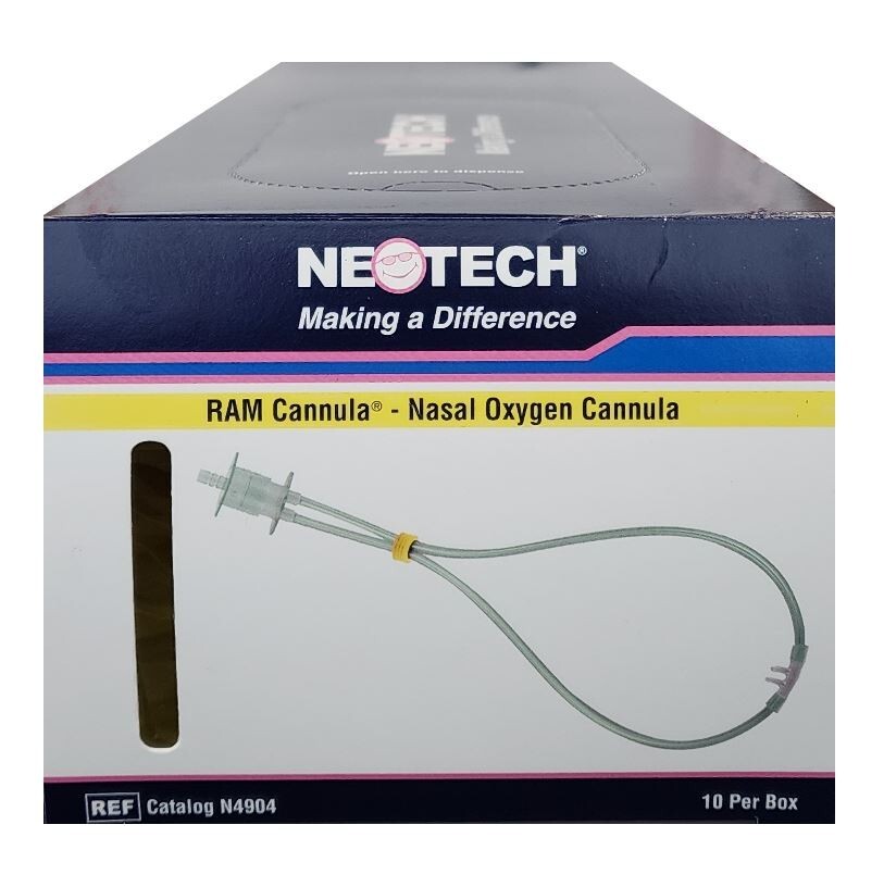 *10-Packs* NeoTech RAM Cannula Nasal Oxygen Cannula N4904
