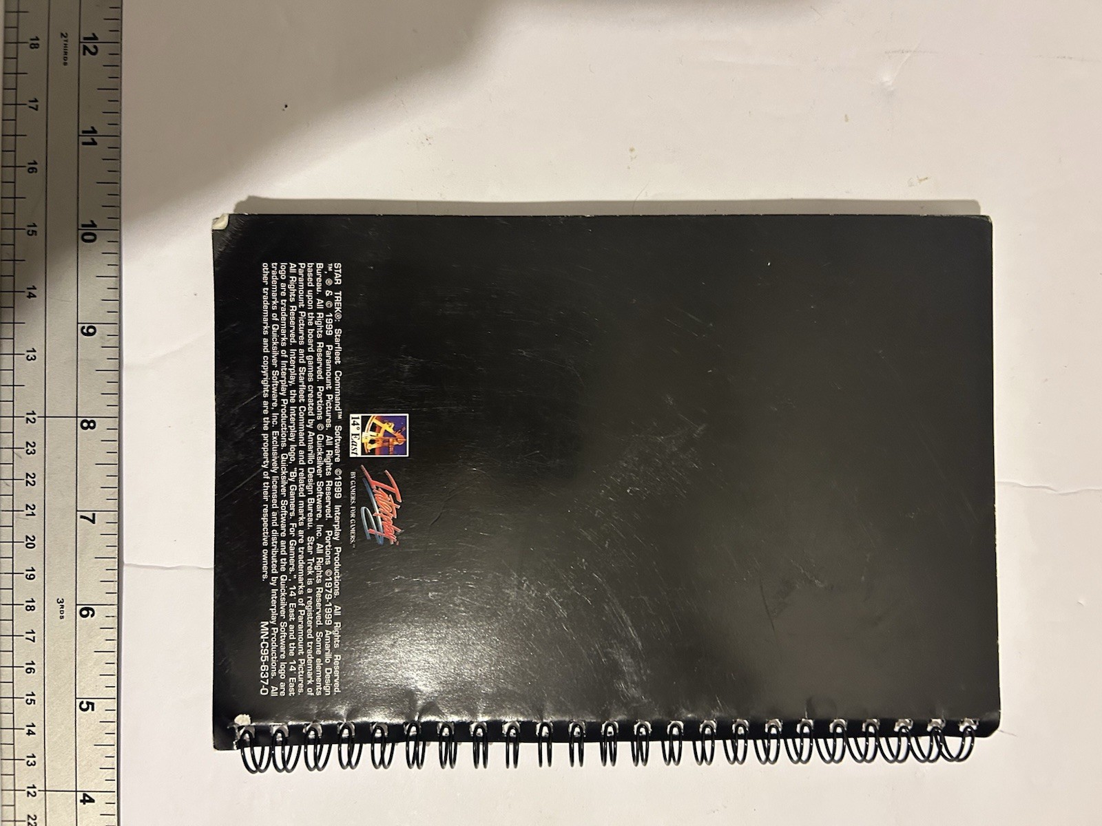 Star Trek Starfleet Command Instruction Manual *ONLY* PPB 1999
