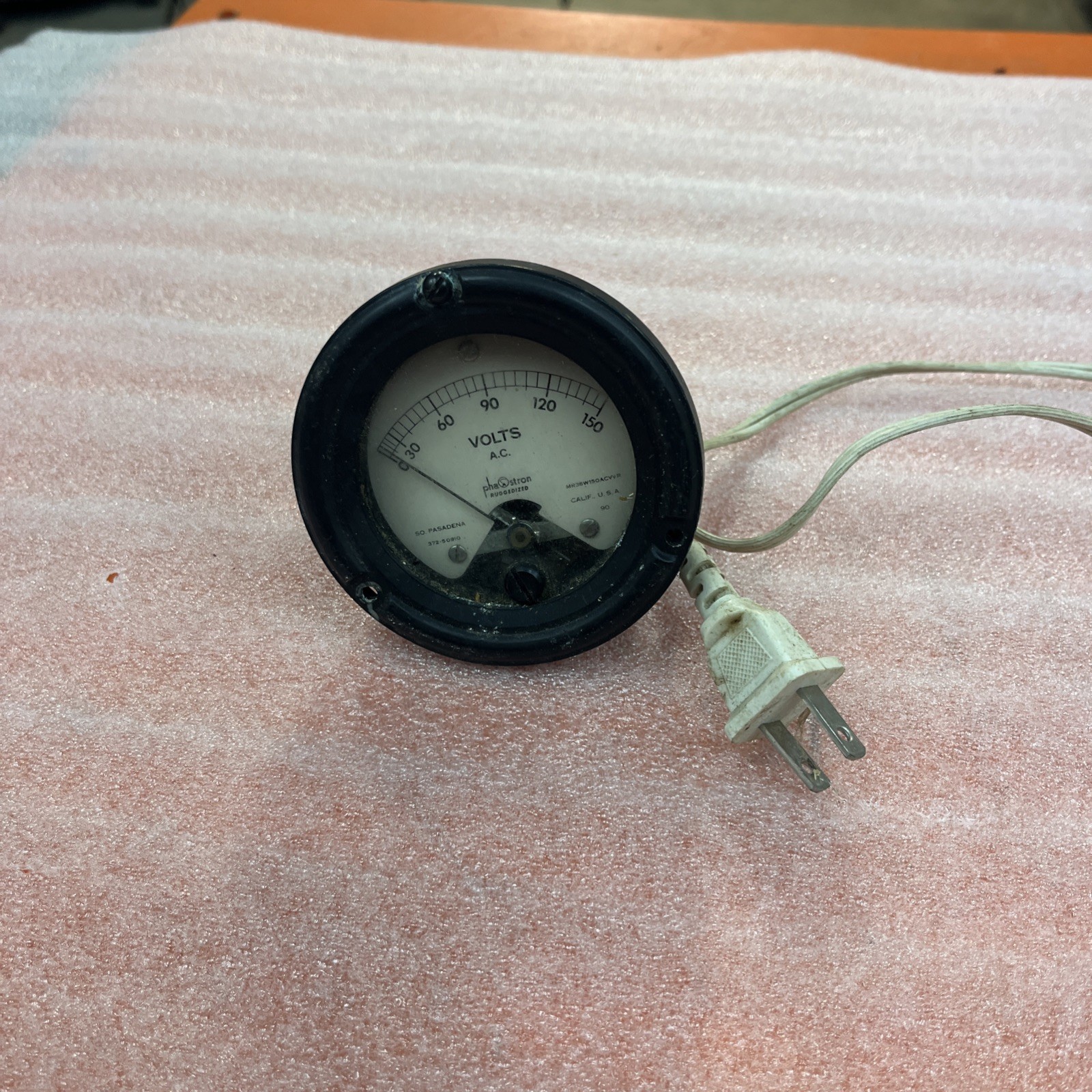 Vintage Phastron Voltage Meter. See Pics for Condition.