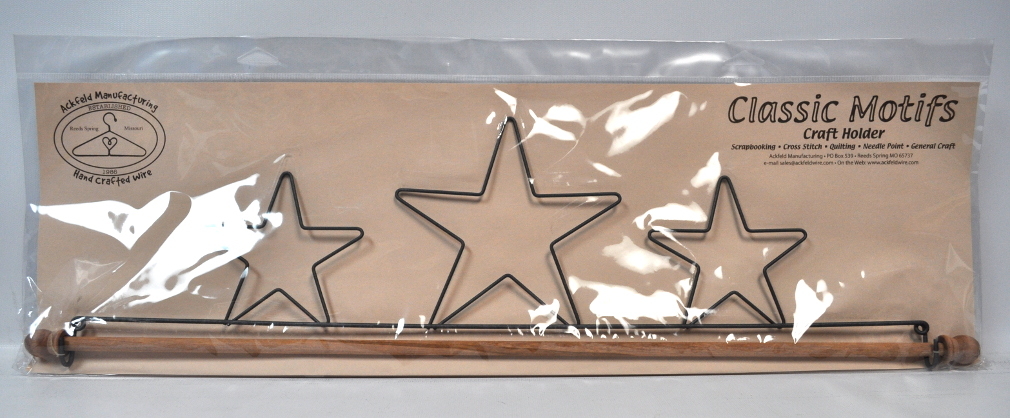 Classic Motifs 22 Inch Three Stars Craft Holder