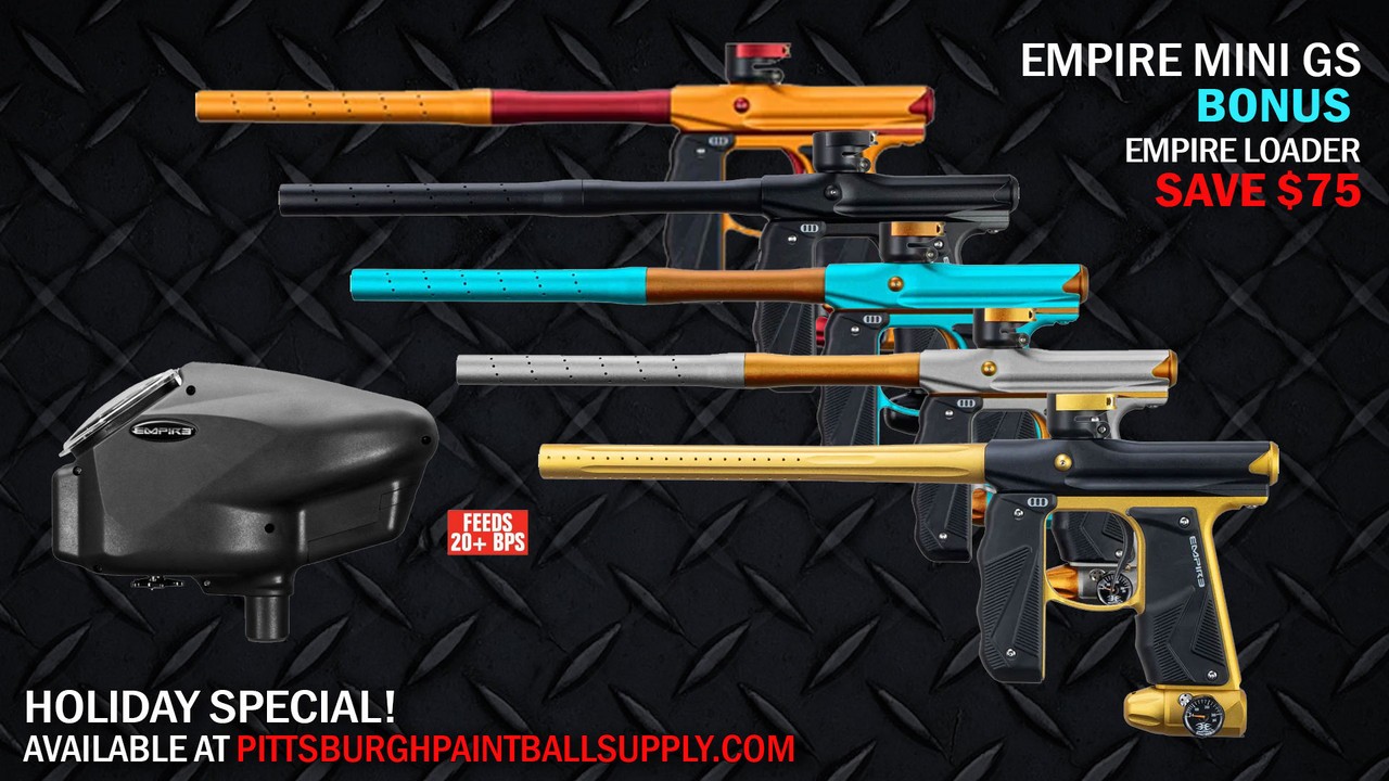 Empire Mini GS Electronic Paintball Marker - Black