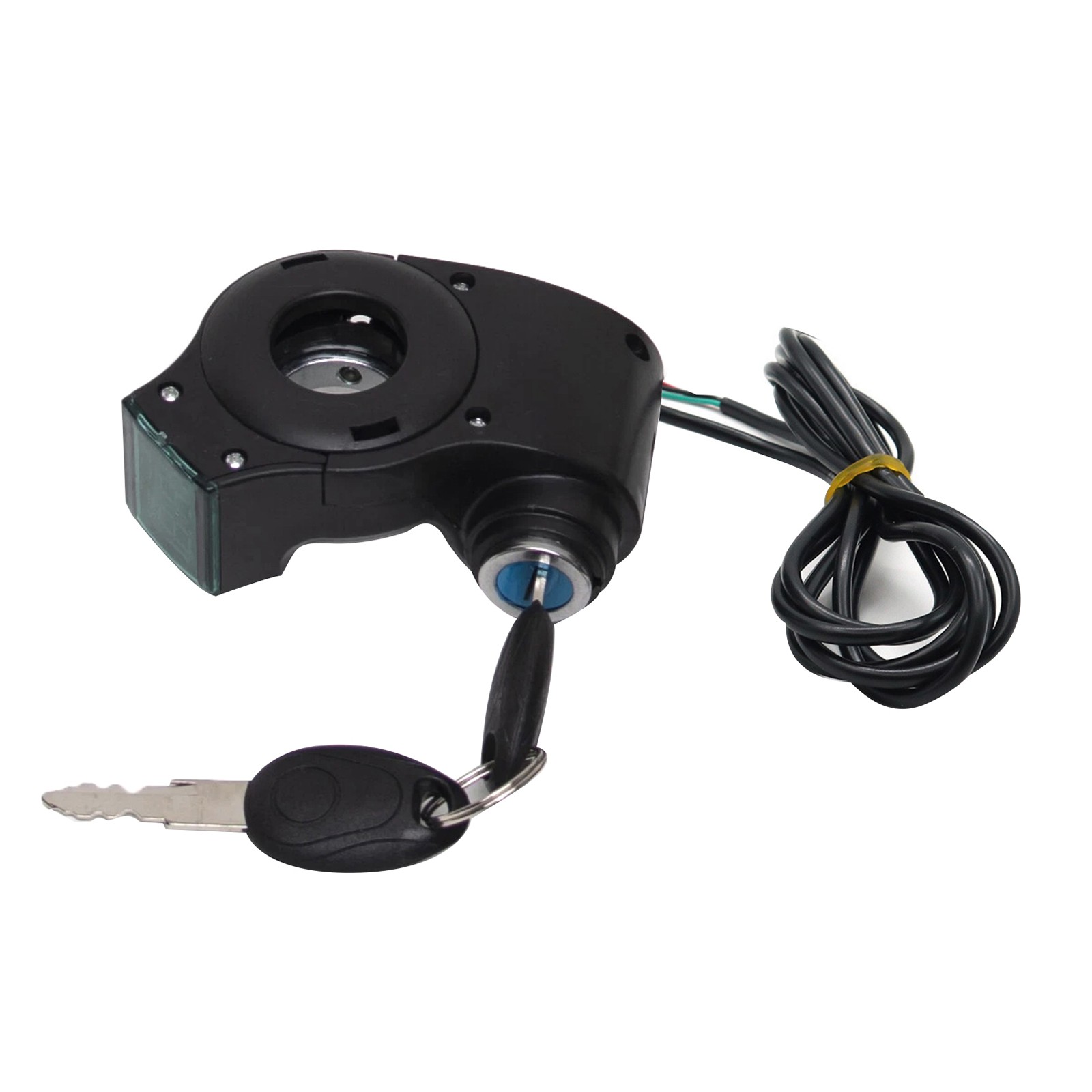 E-Bike Throttle Control Switch with LED Voltage Display and Security Key Lock