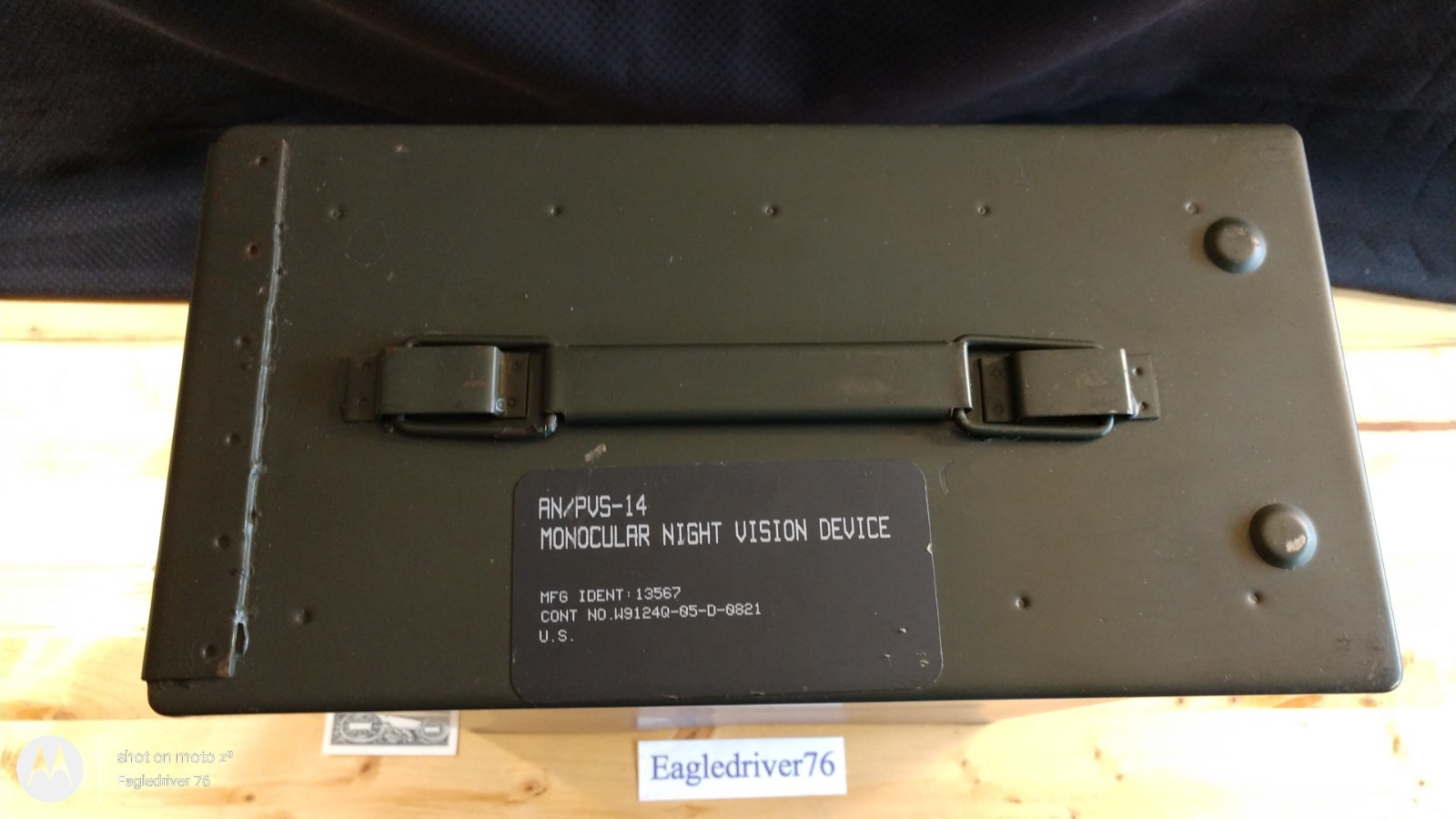 Military Shipping Container, Foam Insulated