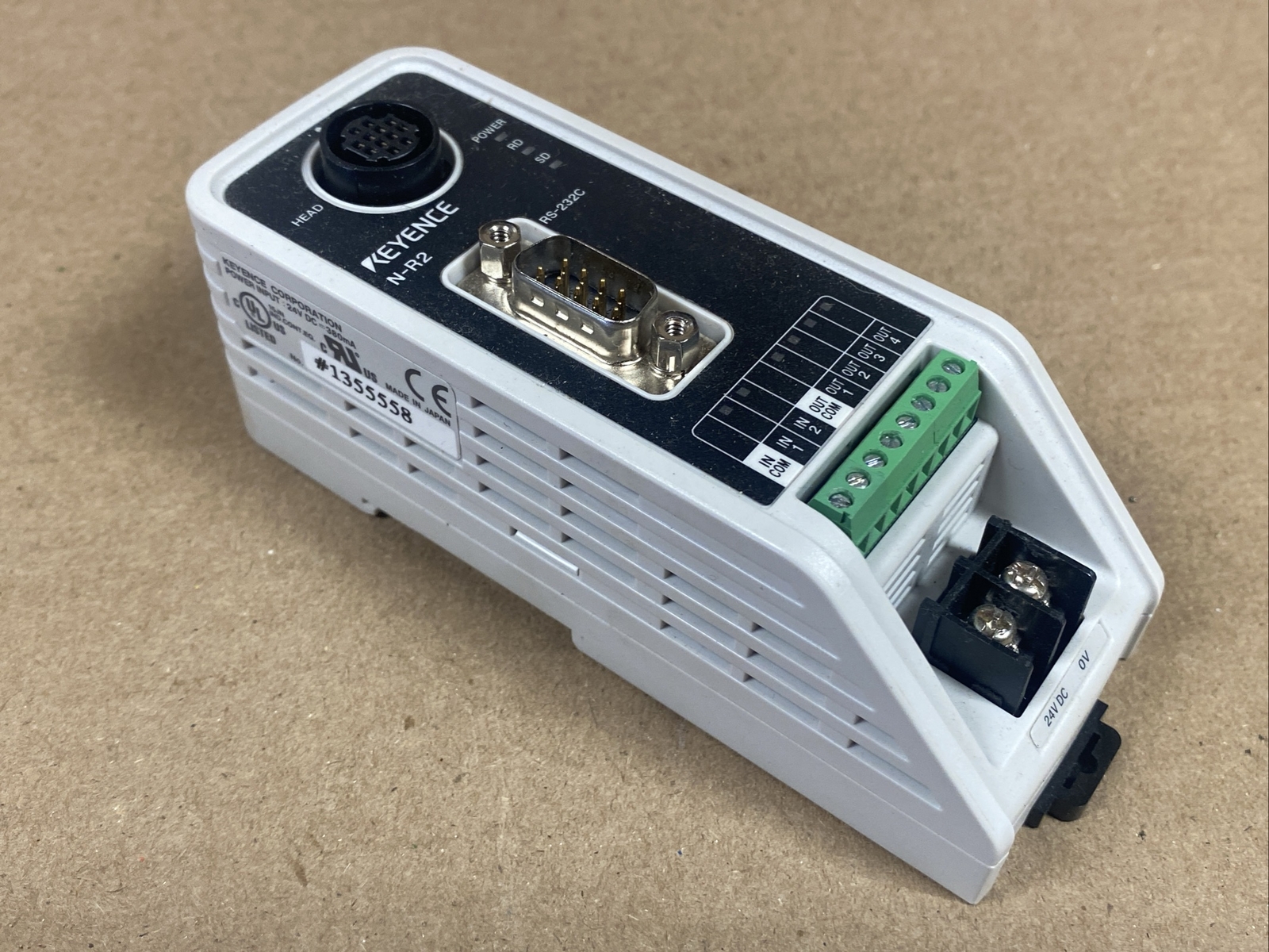 Keyence N-R2 Dedicated Communication Unit RS-232C 24VDC FAST SHIPPING
