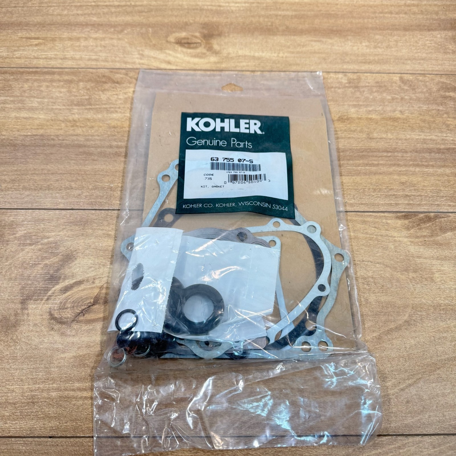 New KOHLER OEM NOS GASKET SET / 63-755-078-S