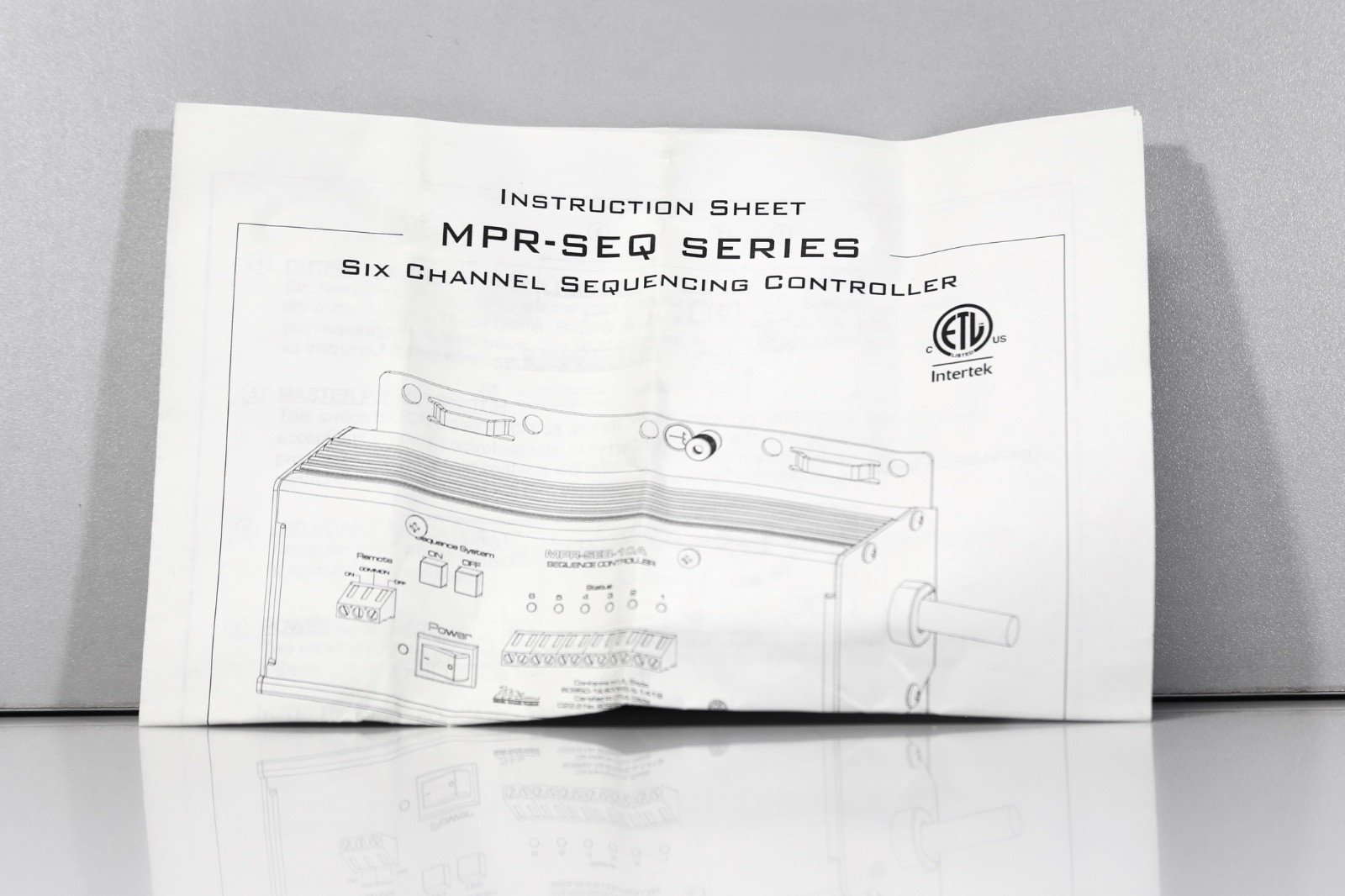 Middle Atlantic MPR-SEQA 8" MPR Sequence Control Module OPEN BOX