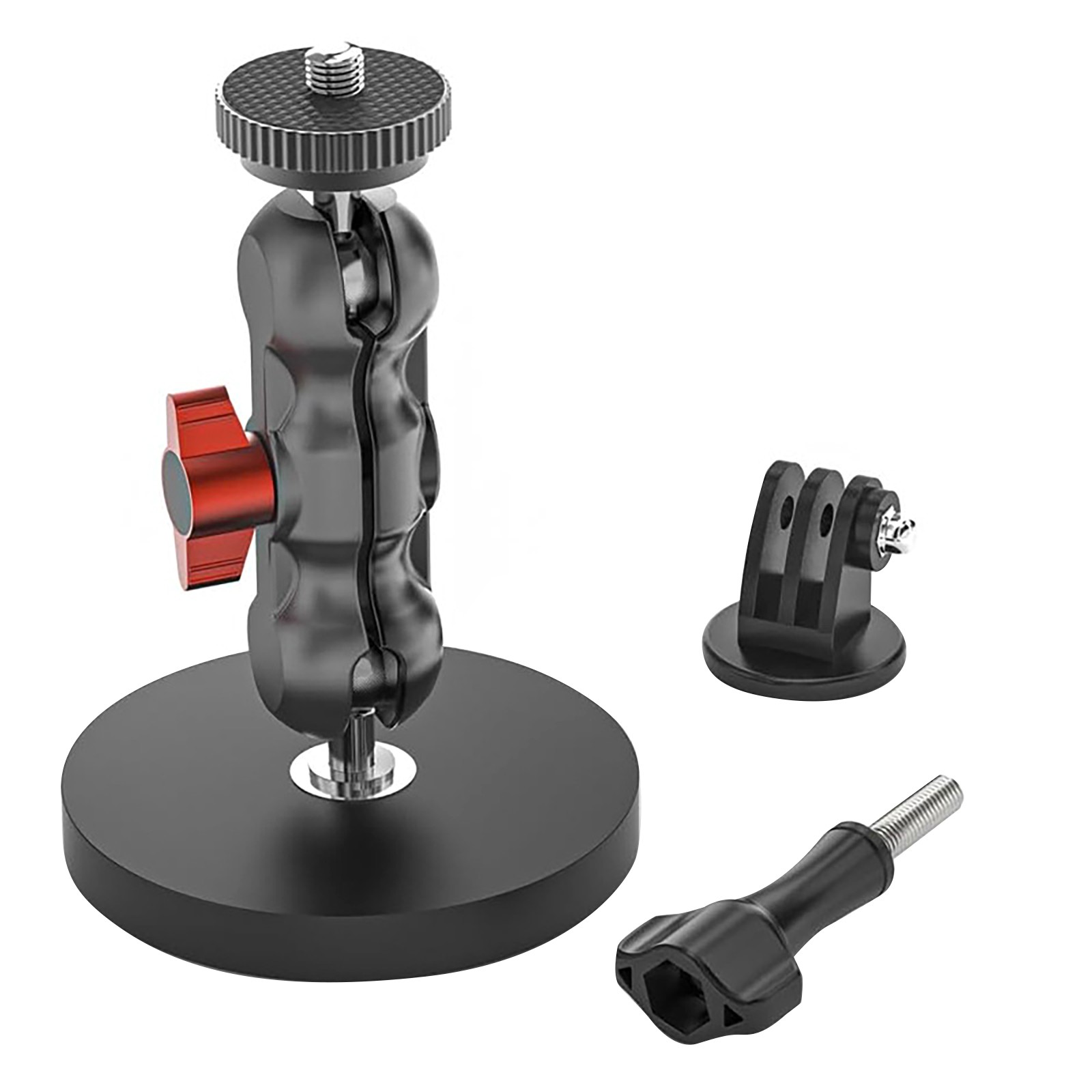 Aluminum Alloy Magnetic Suction Cup Mount For GoPro 13/12 for DJI Osmo Action