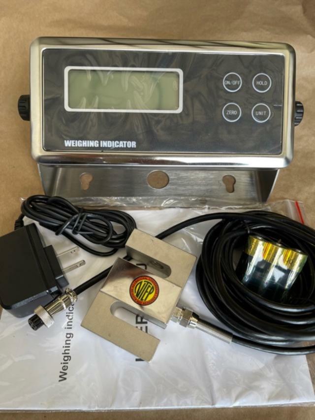 Coil/ Spring/ Race Car Compression Scale 2000x0.5 lb S Type load cell Indicator