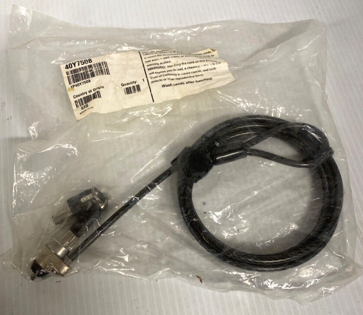 Kensington Cable Lock With Two Keys STILL IN PLASTIC (FC212-3Q1400