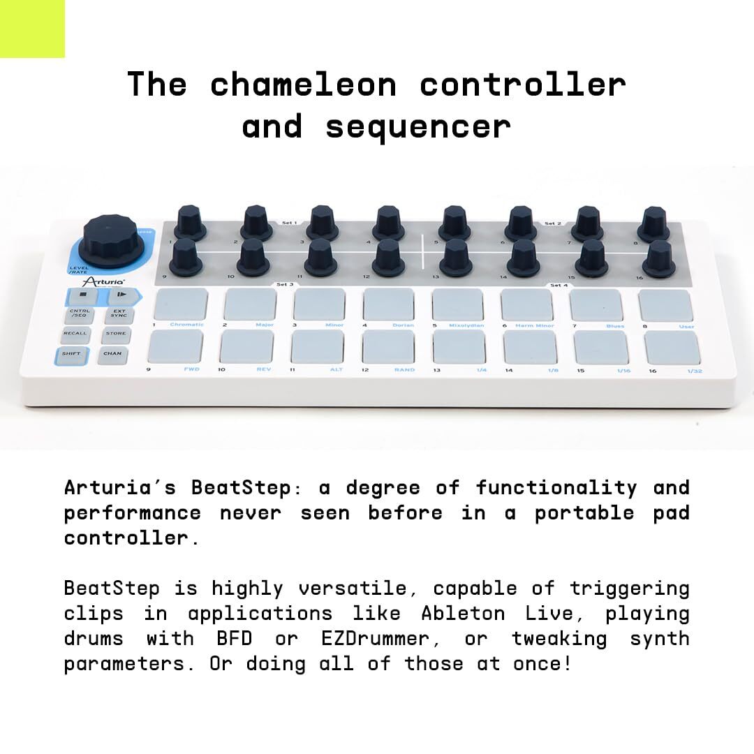 Arturia - BeatStep - Compact MIDI Controller & Sequencer with Creative Softw...