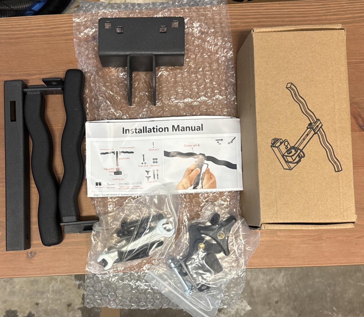 Adjustable Treestand Foot Rest for Hunting, Universal Climbing Treestands Foo...