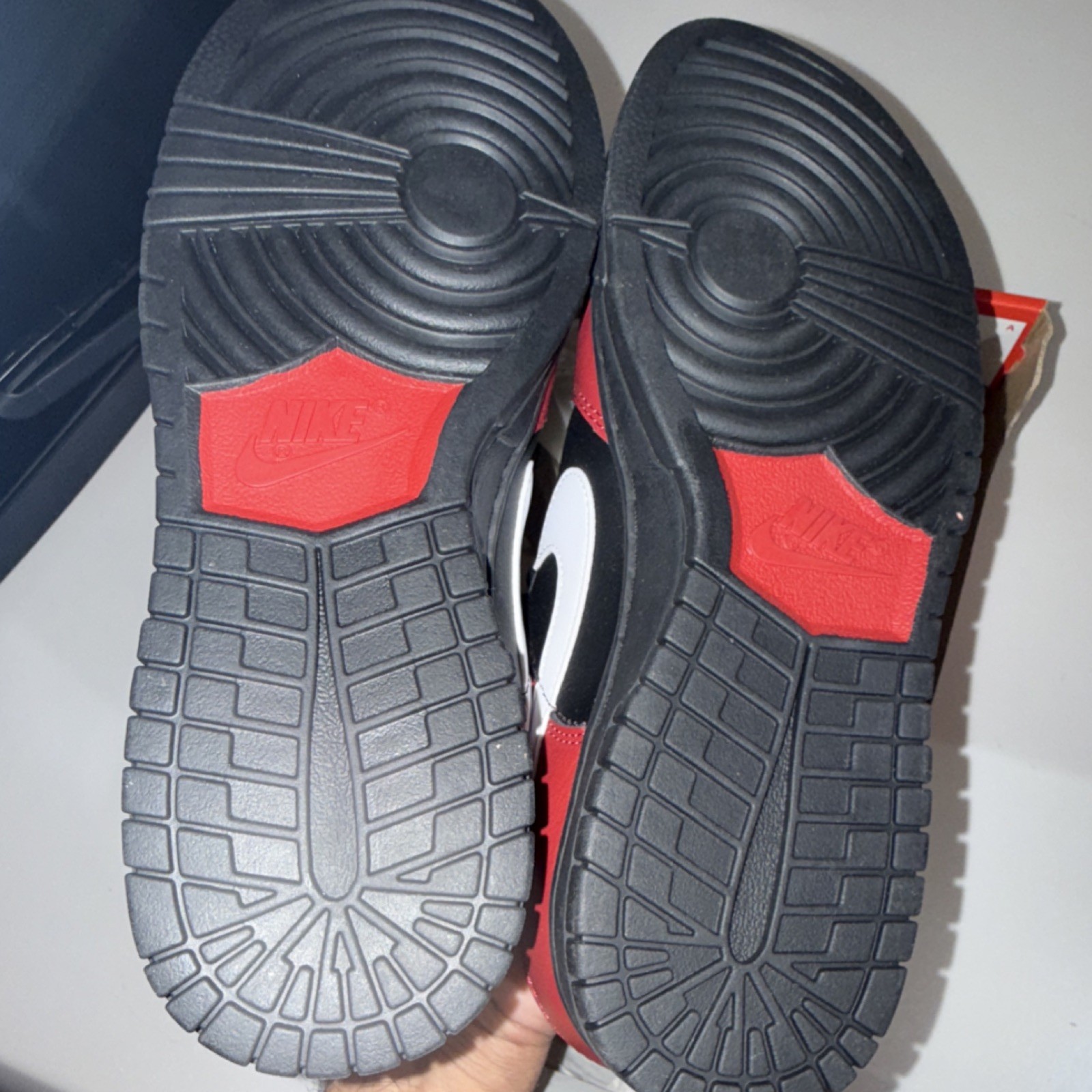 Nike dunk high bikers tattoos no box lid