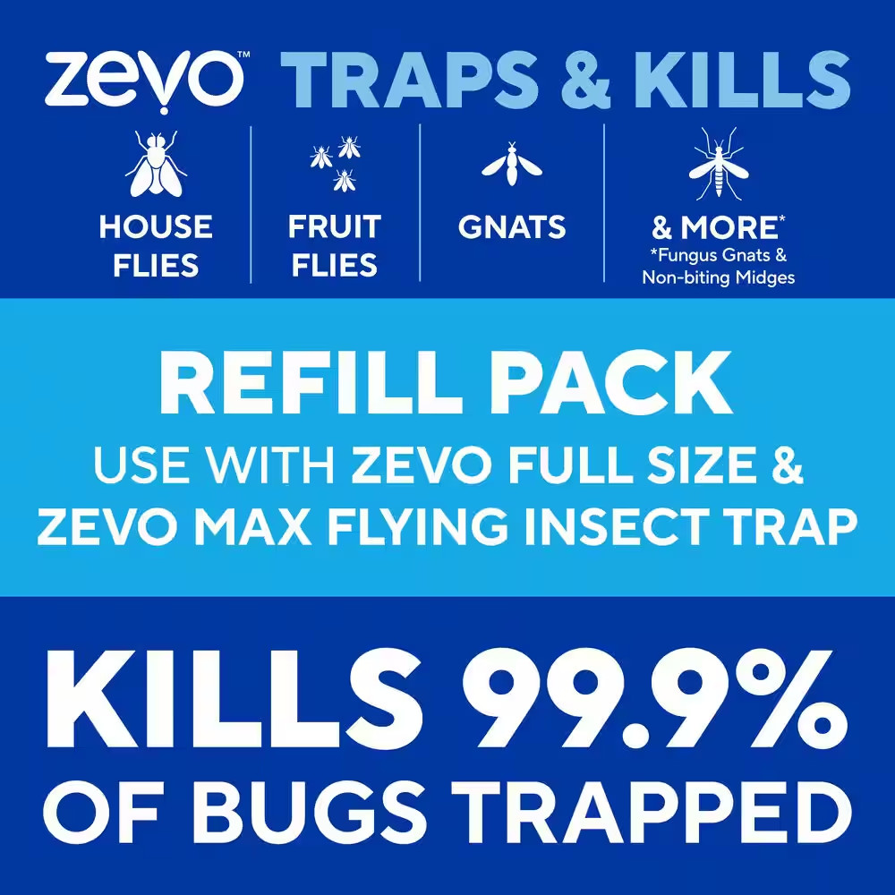 Flying Insect Trap Full Size Refill-2 Refill Cartridges