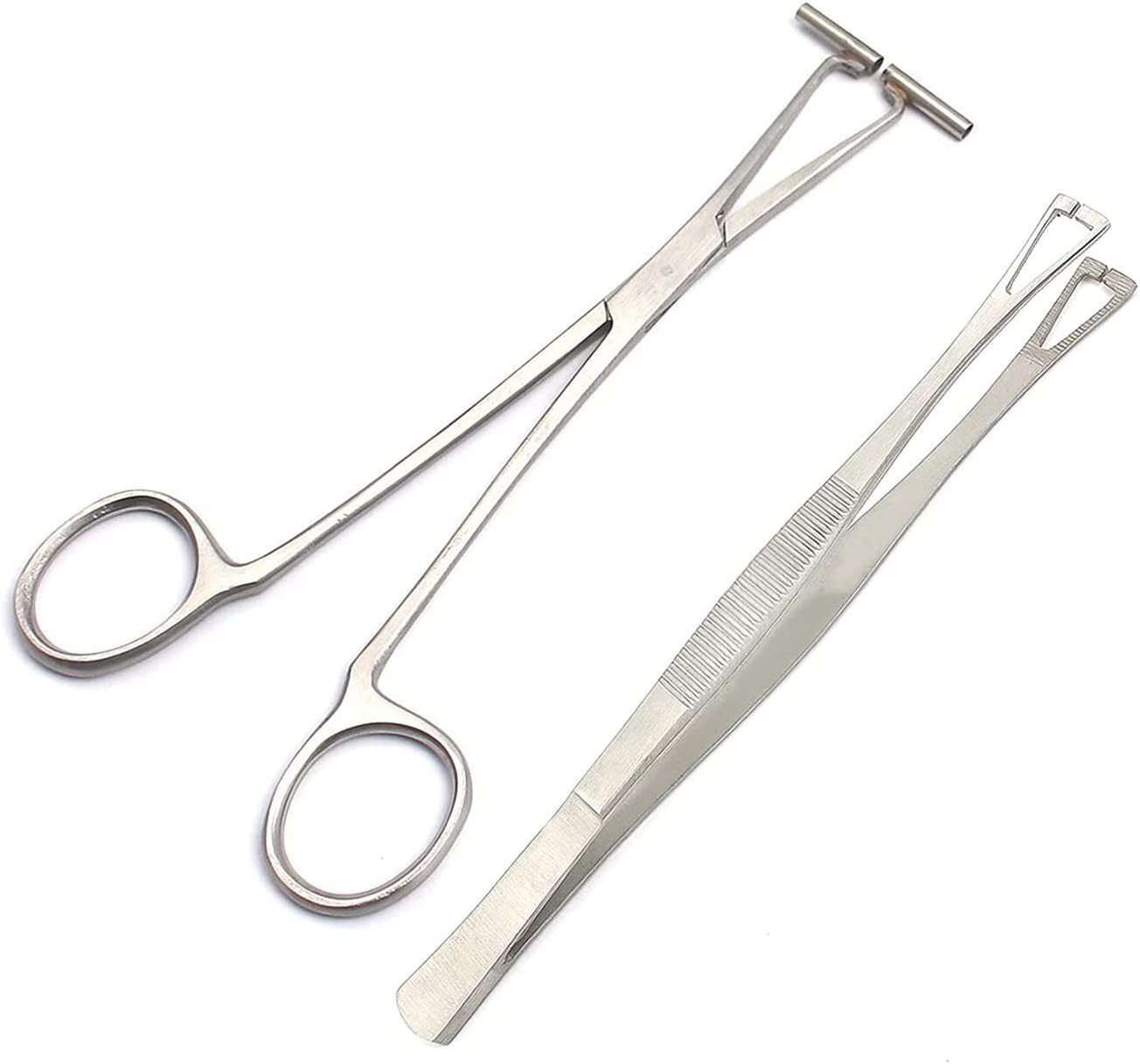 ONE SEPTUM FORCEPS 6"+1-PENINGTON TWEEZER TATTOOS BODY PIERCING TOOLS CLAMPS