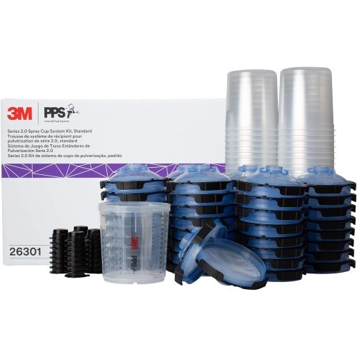 3M 26301 PPS Series 2.0 Spray Cup Kit, Standard 22 Fluid Ounce, 125 Micron