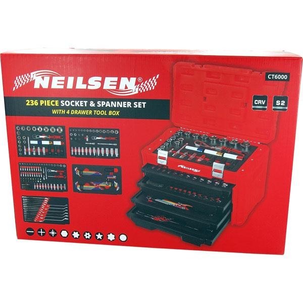 245pcs Socket And Wrench Set With 4 Drawer Tool Box CT6000