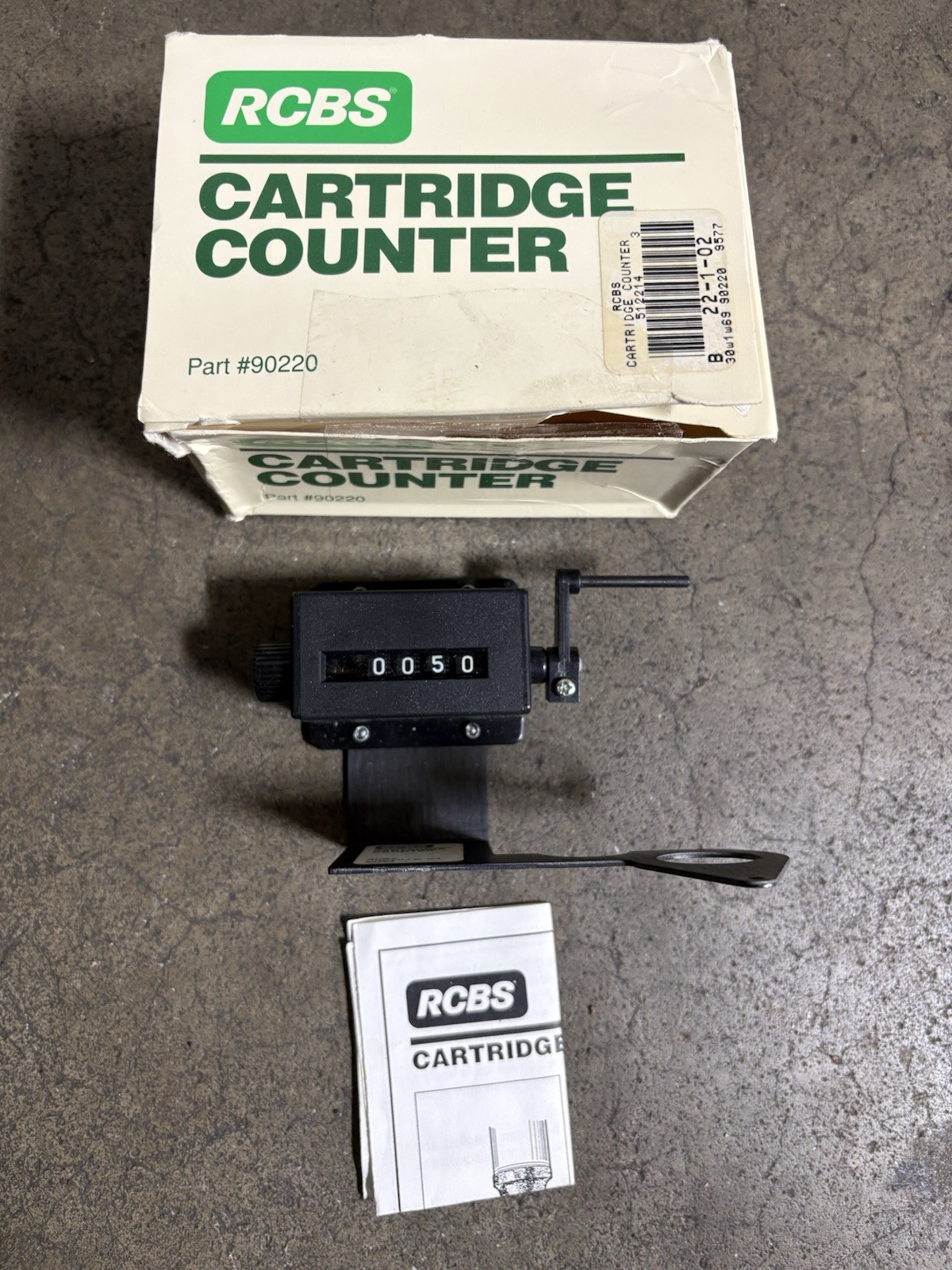 RCBS Cartridge Counter 90220 Compatible with RCBS Ammomaster, Piggy Back II