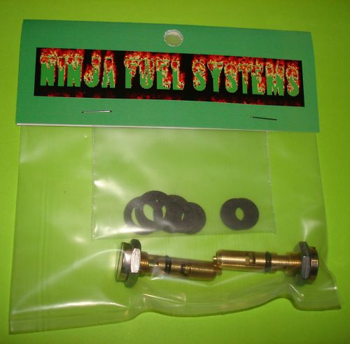 PAIR OF 110 NEEDLE AND SEAT W/HARDWARE FITS HOLLEY 4150 CARB 650 750 850 950