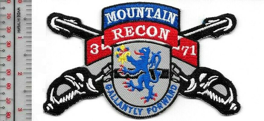 US Army 10th Mountain Division 71st Cavalry Regiment 3rd Squadron NO TARIFF