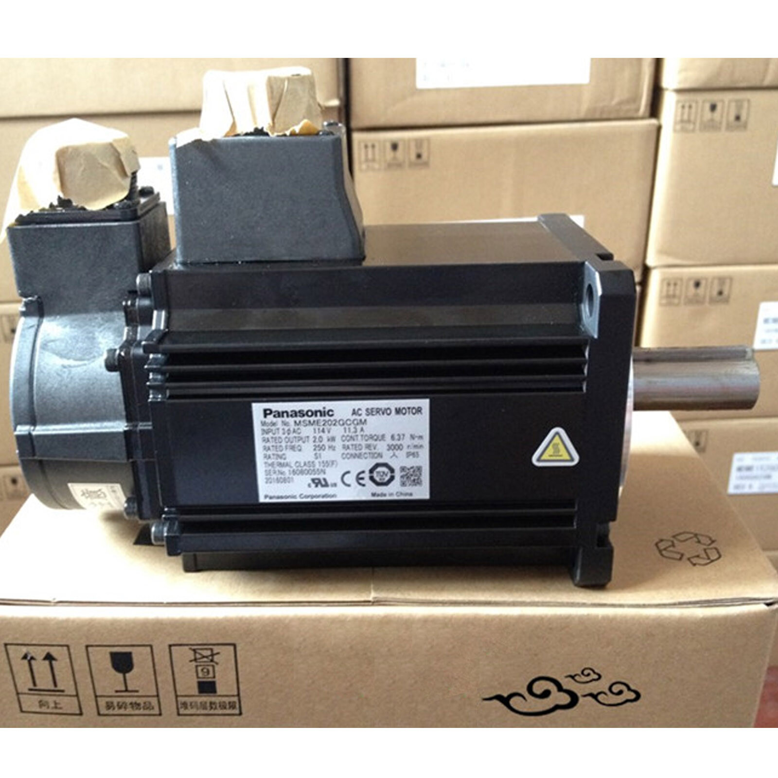 New In Box PANASONIC MSME202GCGM Servo Motor