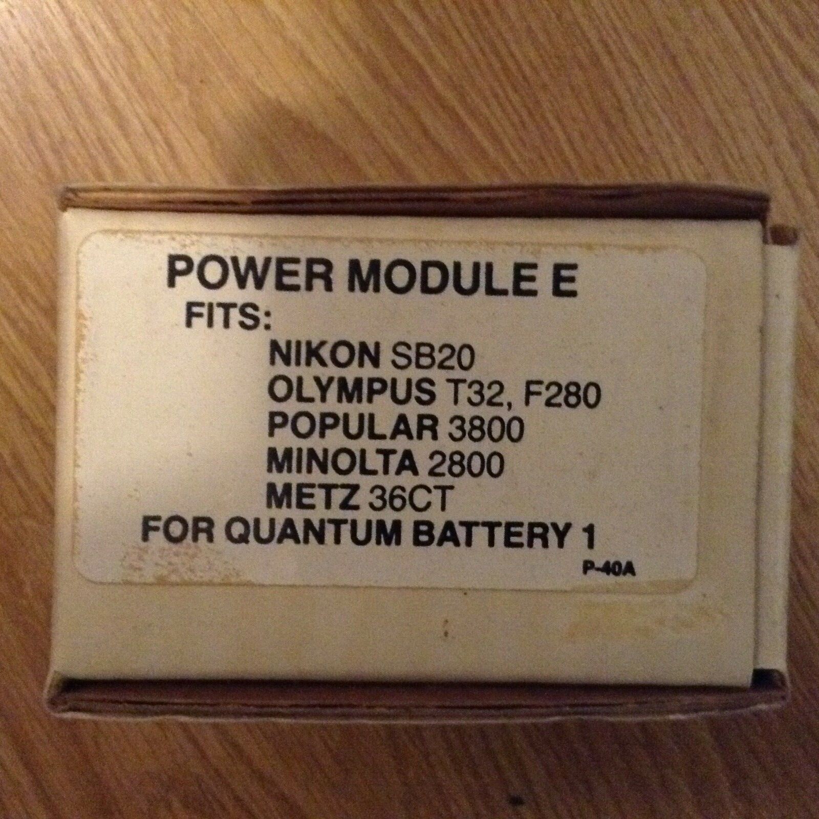 Quantum Battery 1 Power Module E "Unused" from closed shop
