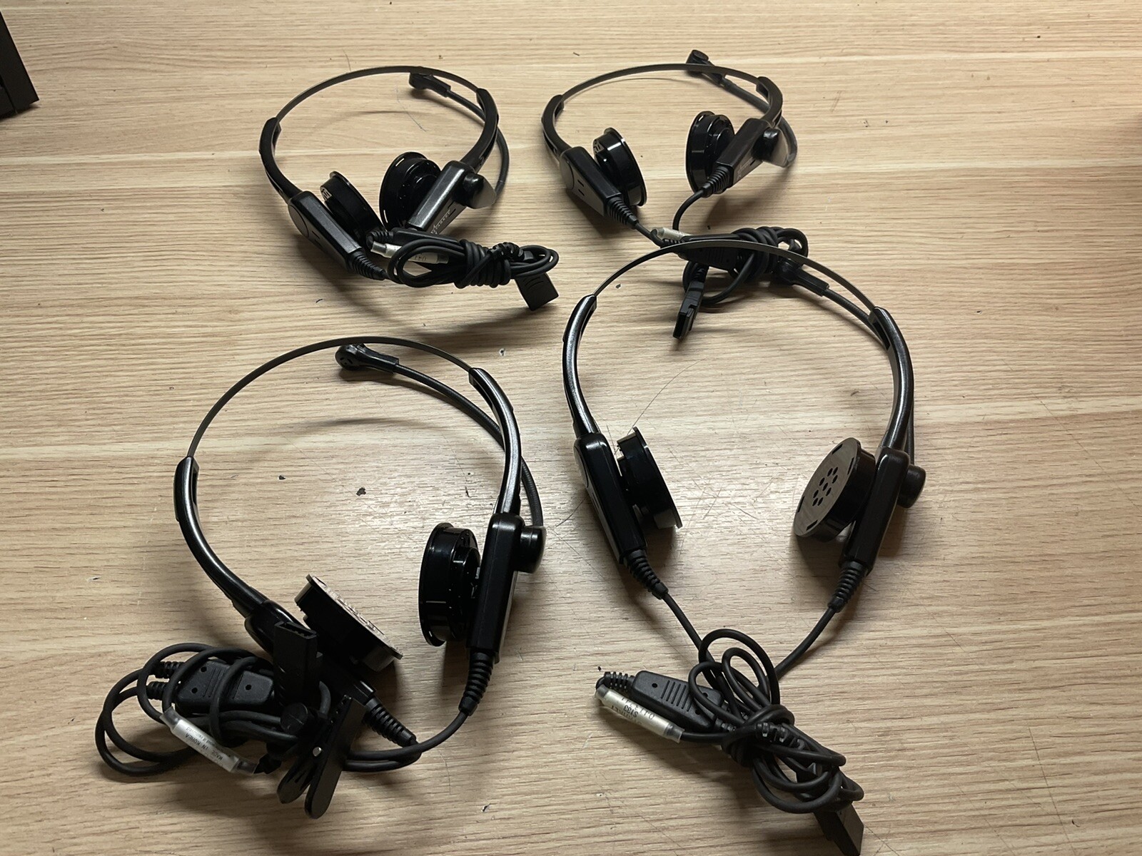Starkey S133 Wired Noise Canceling Call Center Headset Prof/LOT OF 4/JUA388