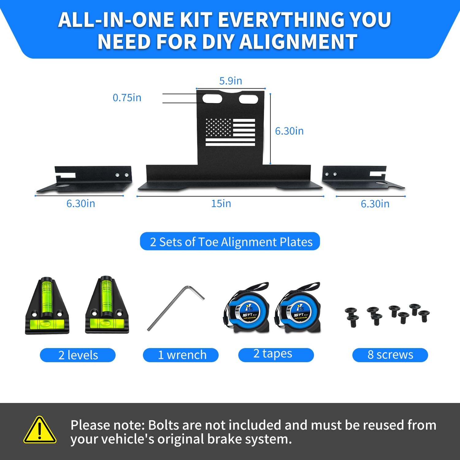 ANYIPAI Wheel Alignment Tool, Tool Kit Without Removing...