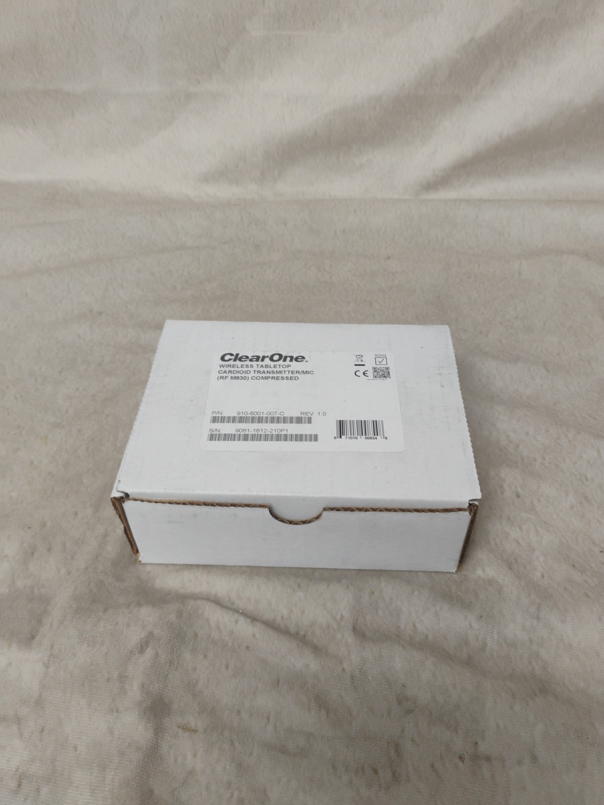 ClearOne Wireless Tabletop Cardoid Transmitter/Mic (RF M930), 910-6001-007-C