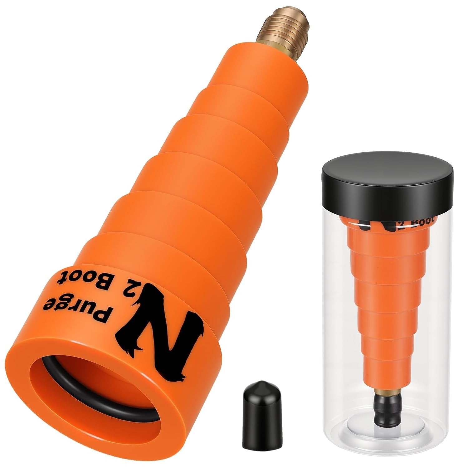 Nitrogen Purge Boot for HVAC Brazing – Hands-Free Low-Pressure Nitrogen Purge To