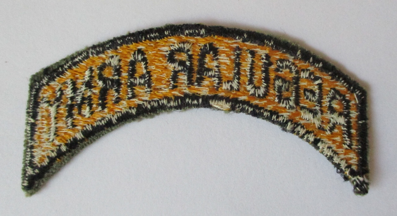 REGULAR ARMY - 1960s Vintage US ARMY Shoulder TAB PATCH Cut Edge Original