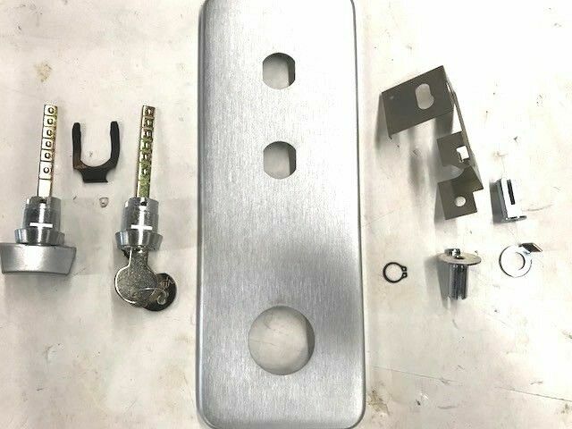 Locksmith Kaba Ilco (L) 1021 to 1041 function passage conversion kit DULL CHROME