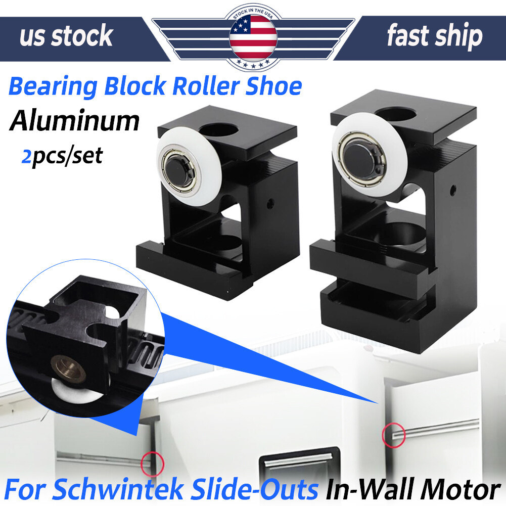 For Schwintek In-Wall Slide Out Lower Bearing Block Roller Shoe Upper & Lower