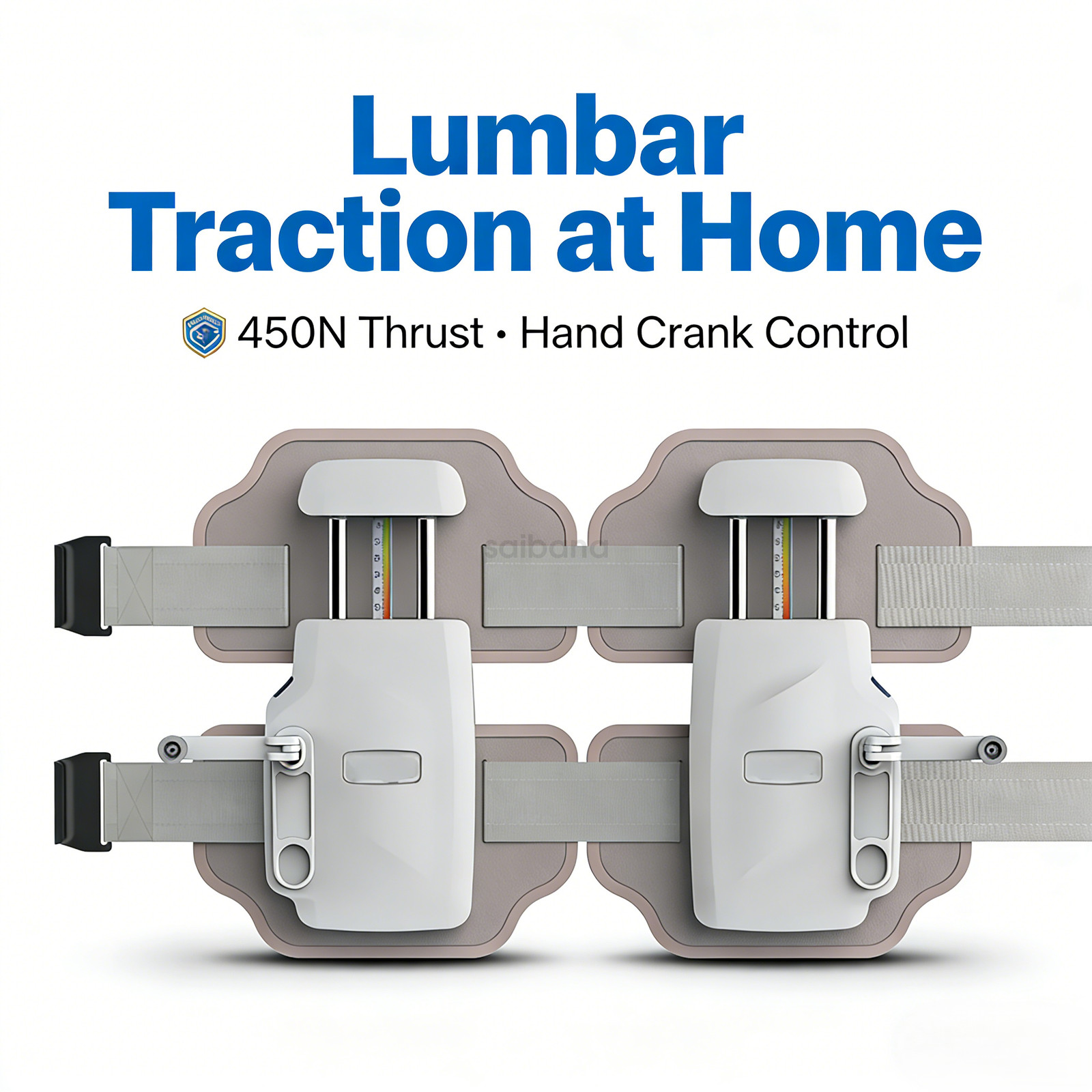 Adjustable Lumbar Spinal Decompression Belt Mechanical Traction Device