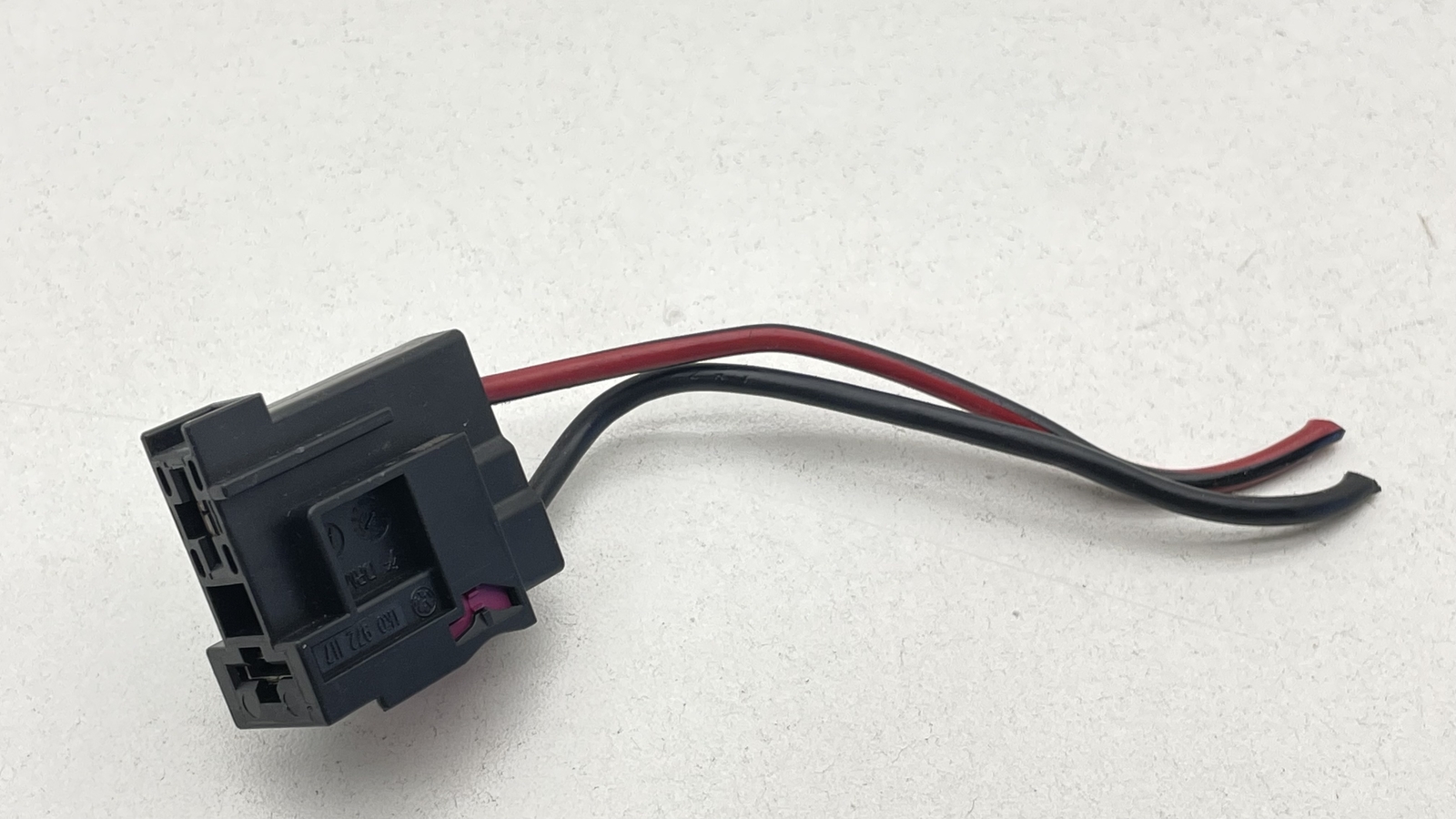 VW Audi Porsche Wiring Harness Plug Connector 2 Wire Pigtail OEM #1K0972117