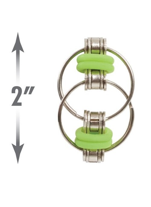 Full Case of 36 QTY w/PDQ Just Play Fidgetz Flippin' Bike Chain Sensory Toy
