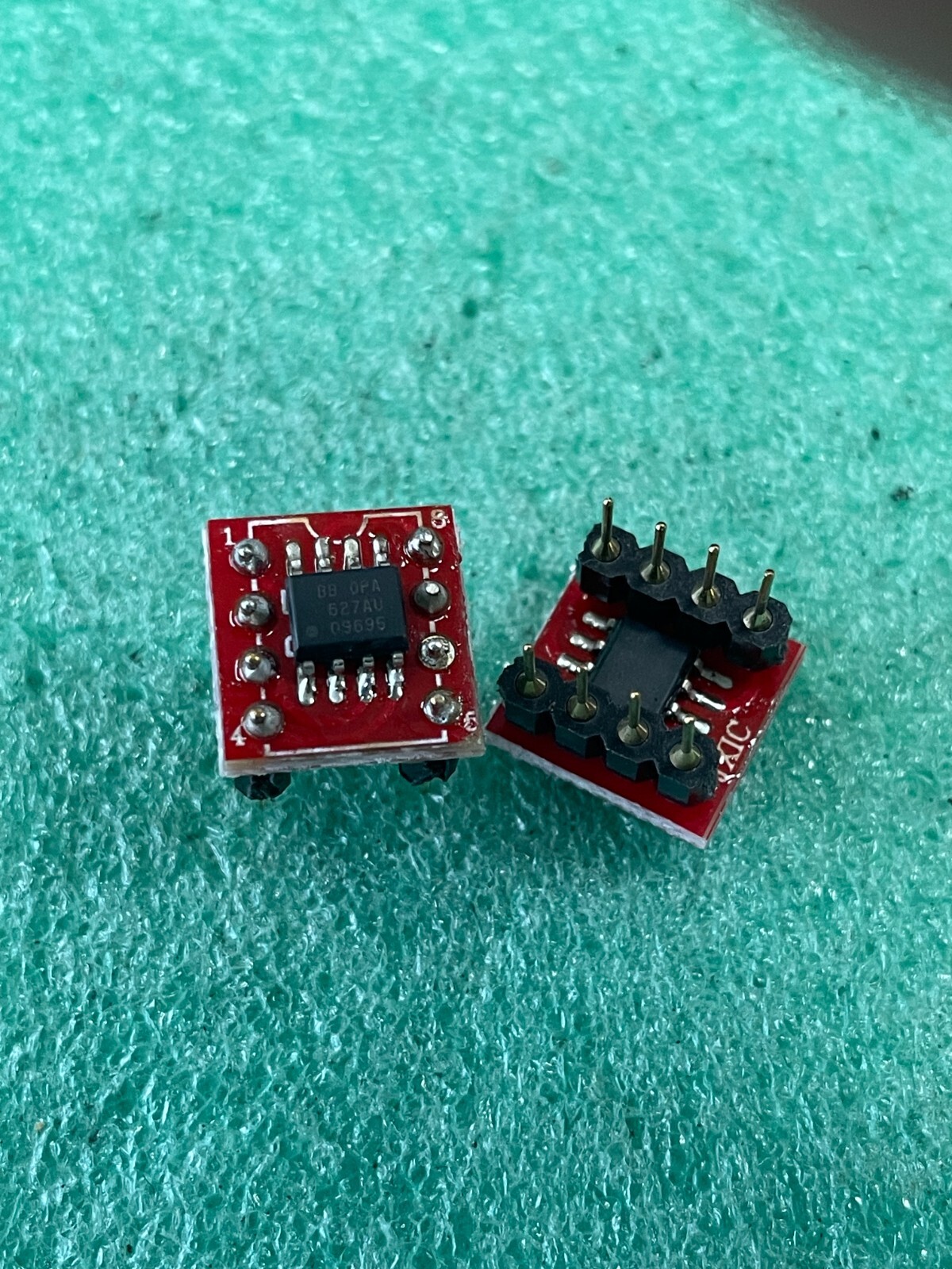 1 Pieces  Dual to Mono OPA627AU TO DIP8 OPA627 replace-NE5532-OPA2604