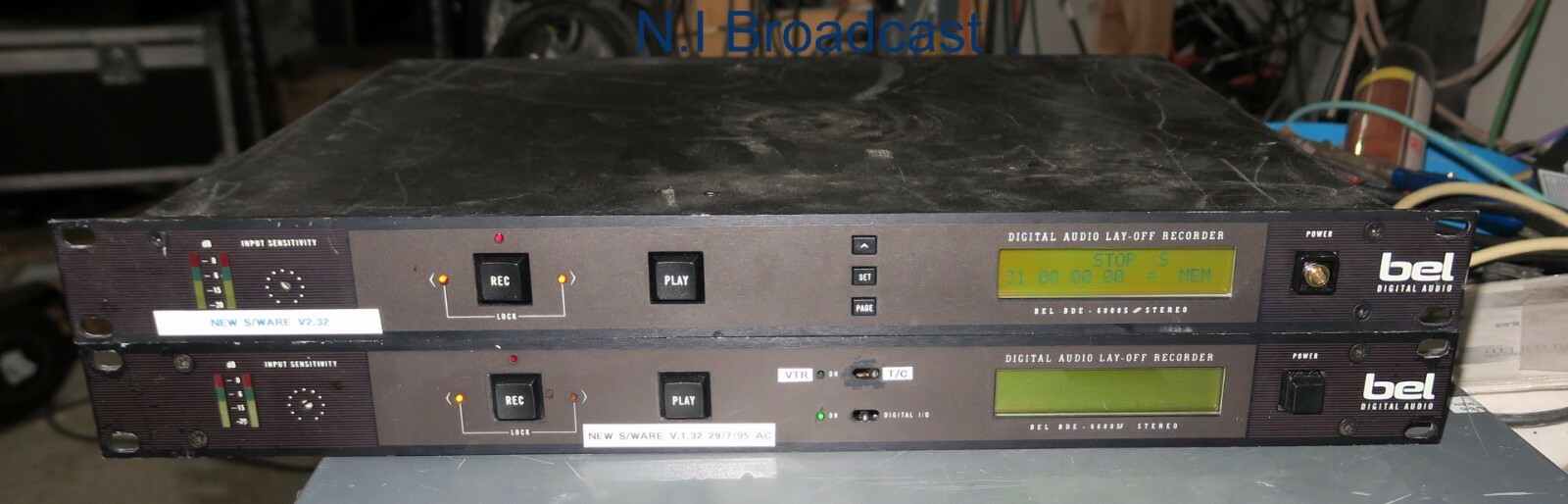 2x Bel bde6000sf digital lay off recorders