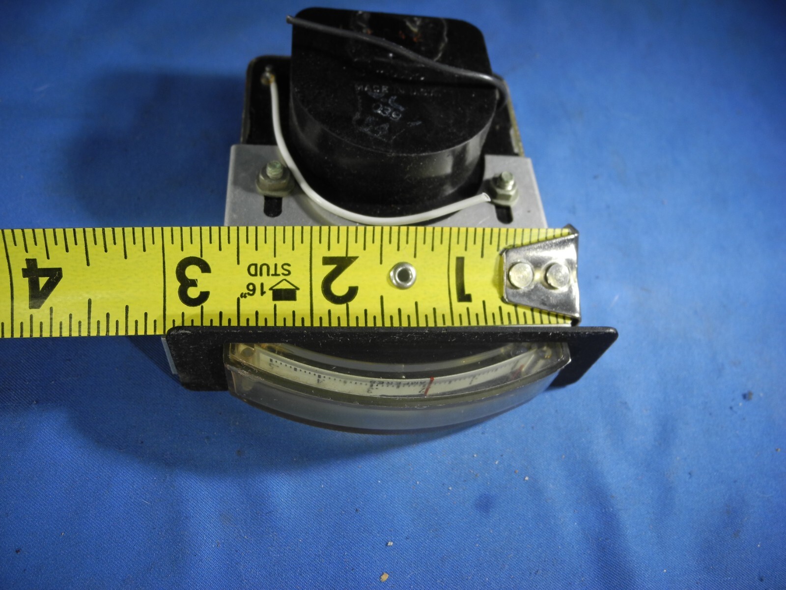 SIMPSON 0-.5 Amperes Edgewise PANEL METER (Free Ship!)