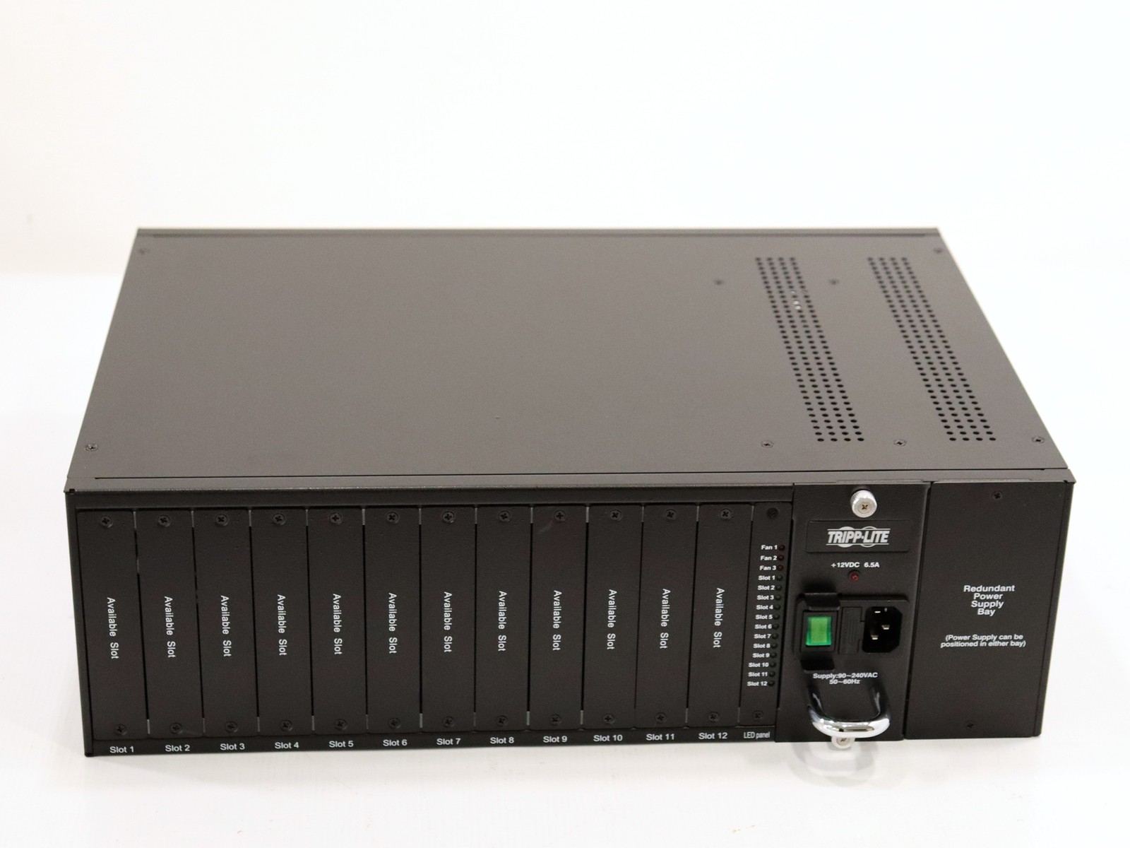 Tripp-Lite N785CH12 12-Slot Media Converter Chassis for Select N784-H & N785-H