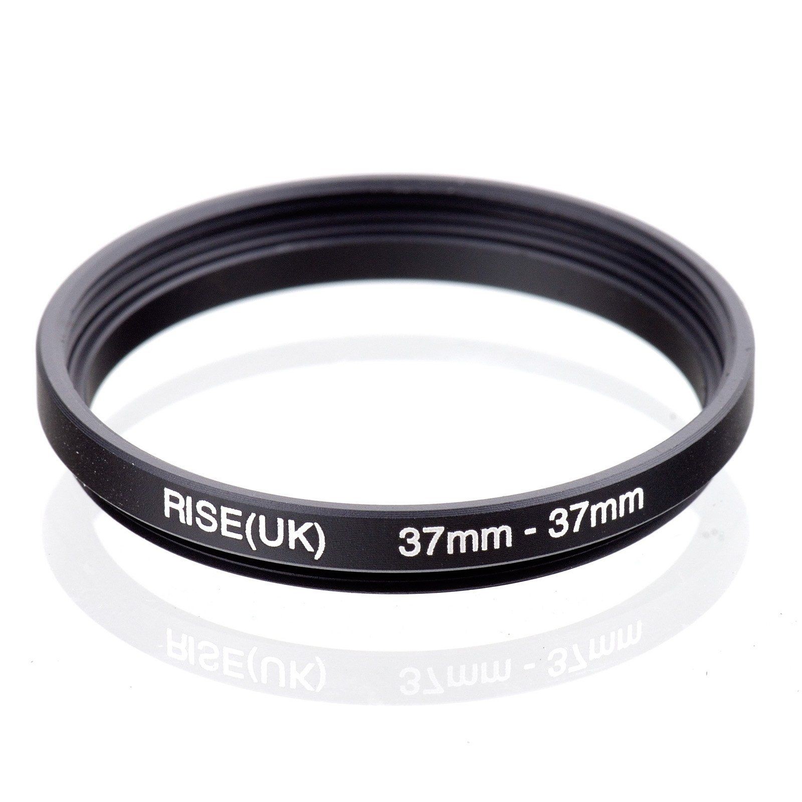 RISE(UK) 37mm-37mm 37-37 mm 37 to 37 Extend ring Ring Filter Adapter black