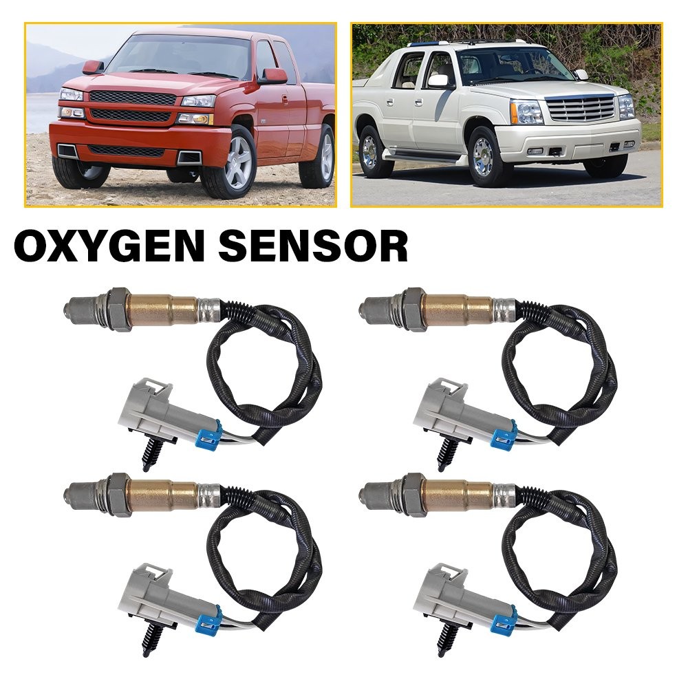 1-4Pc Upstream+Downstream Oxygen O2 Sensor For 2003-2005 Chevrolet Suburban 1500