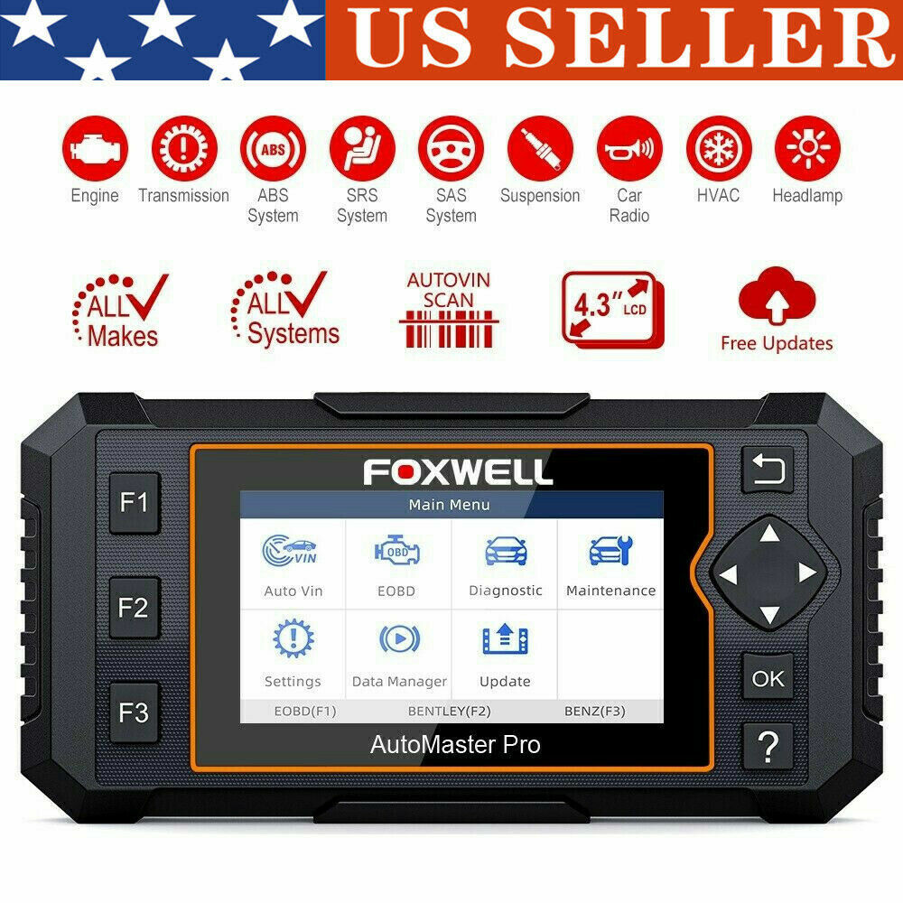 Automotive All System Scan Car Diagnostic Tool SAS ABS Oil Service Reset Scanner