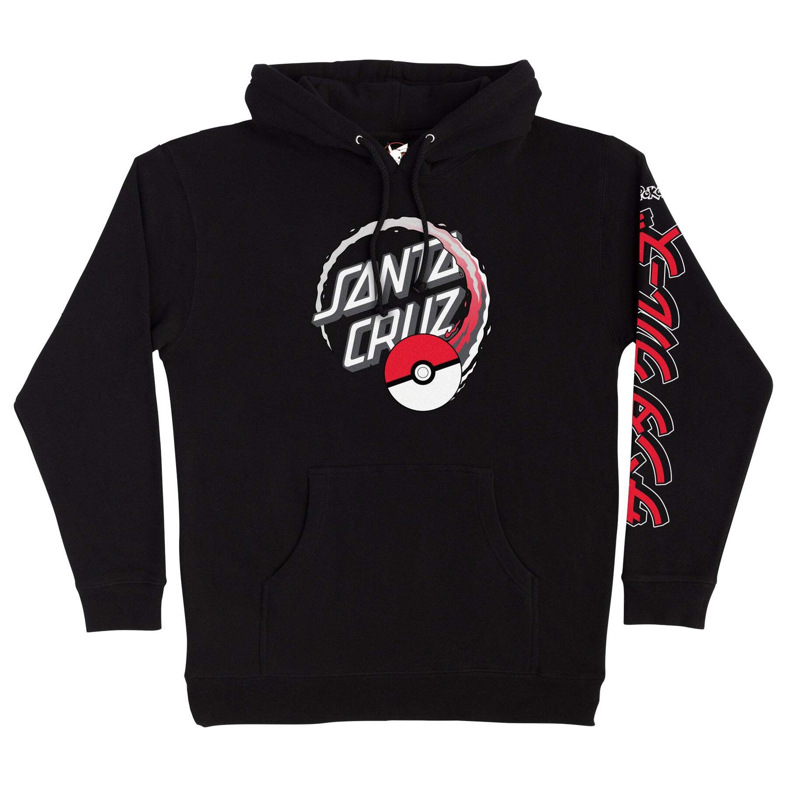 Santa Cruz Pokémon Poké Ball Dot P/O Hooded Heavyweight Sweatshirt (Available in