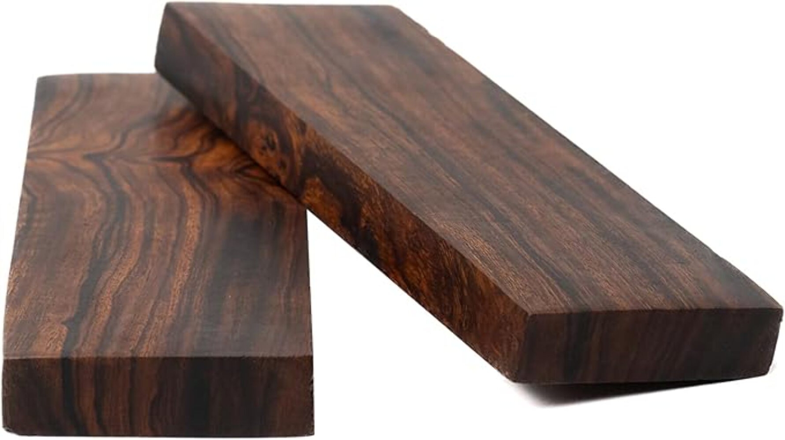 IECAP LLC 1 Pair Bookmatched Ironwood Knife Handle Scales – Natural Wood Knife S