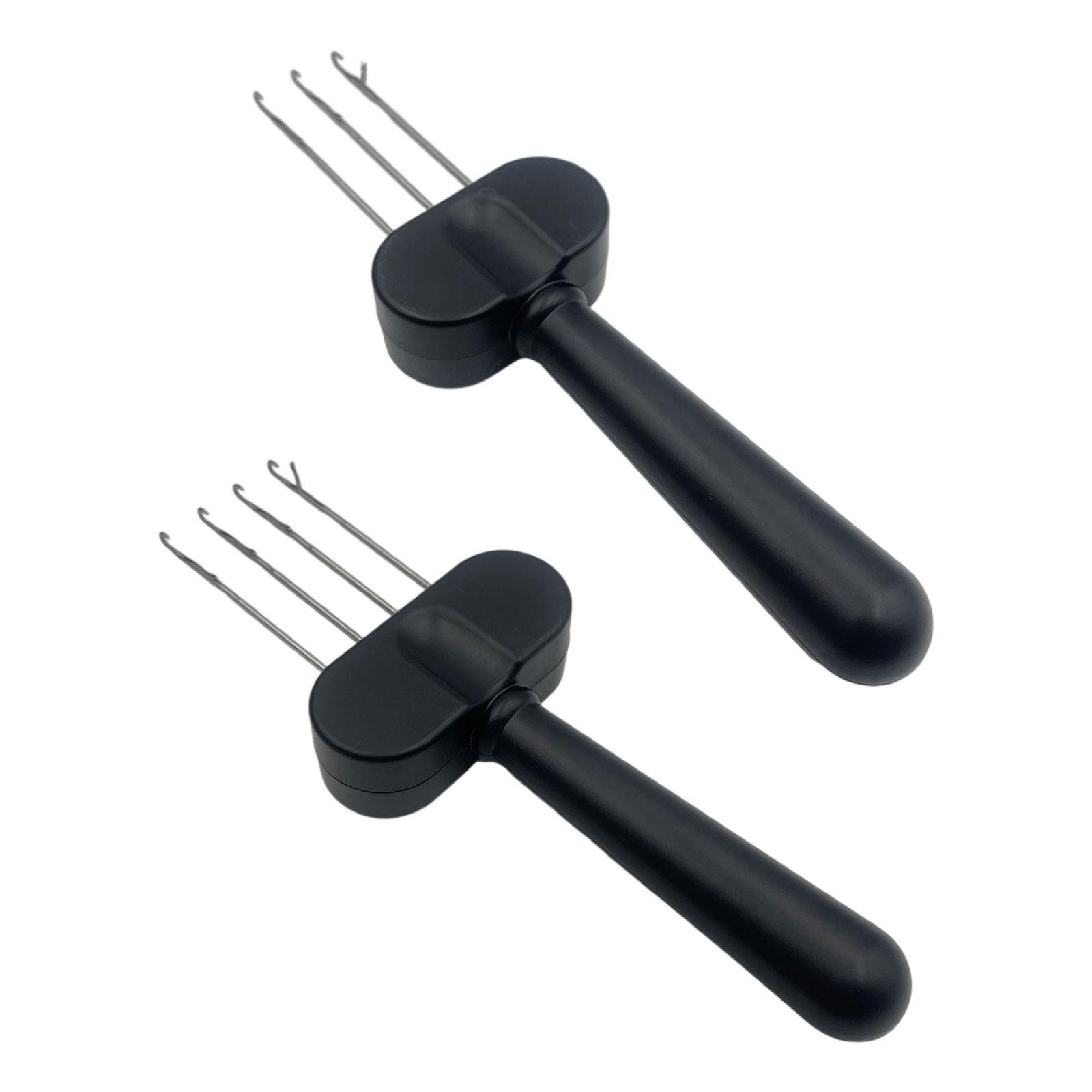 Cord Knitting Tool Crochet Weaving Pin Ergonomic Handle Creative Cord Maker for